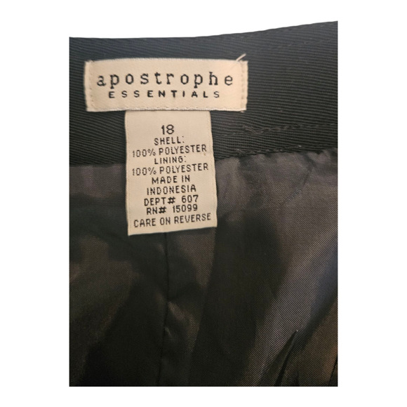Apostrophe Essentials Size 18 Black Mini Skirt - Picture 2 of 5